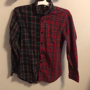 Multi-color button-down shirt
